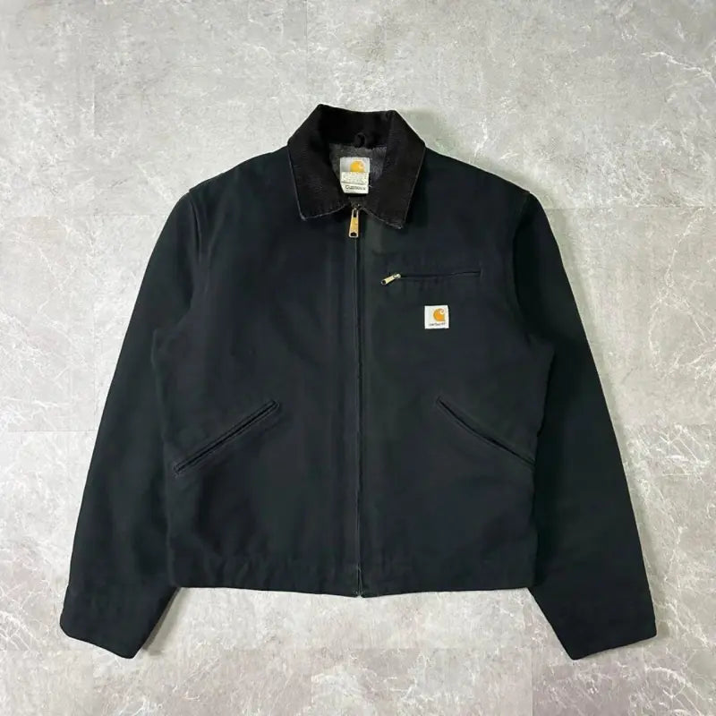 【Rare Size】00s Carhartt Detroit Jacket J01 BLK Made in USA ■ Size ■ • Equivalent to 38/S-M ■Measurements■