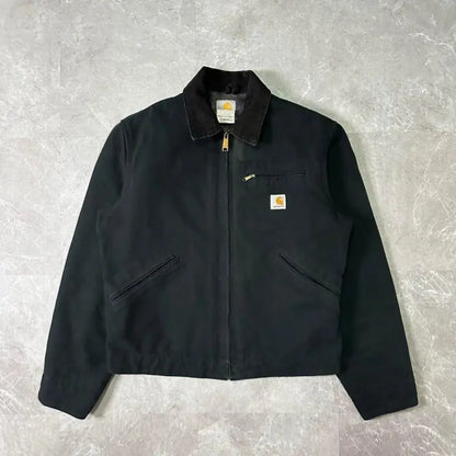 【Rare Size】00s Carhartt Detroit Jacket J01 BLK Made in USA ■ Size ■ • Equivalent to 38/S-M ■Measurements■