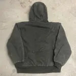 Y2K Carhartt Green Hooded Canvas Jacket – Thermal Lined (XL)