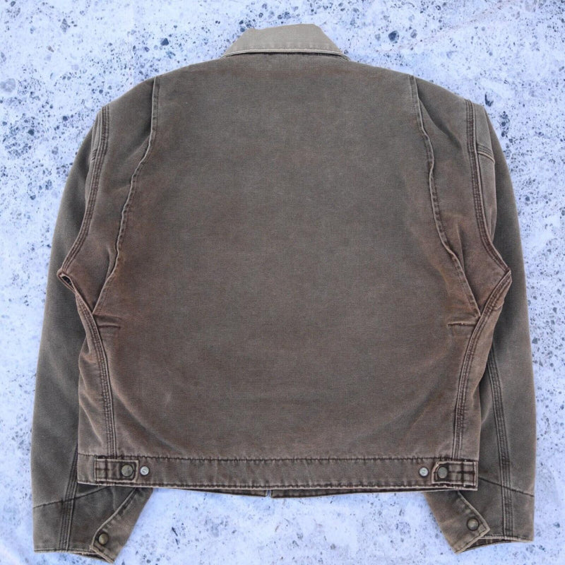 Vintage Carhartt Faded J97 CHT Chestnut Brown Detroit Jacket