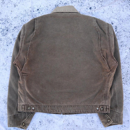 Vintage Carhartt Faded J97 CHT Chestnut Brown Detroit Jacket