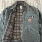 Vintage 90s Carhartt J97 MOS Detroit Jacket – Green & Brown