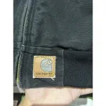 Vintage Carhartt Men’s Black and Grey Jacket – Size Medium